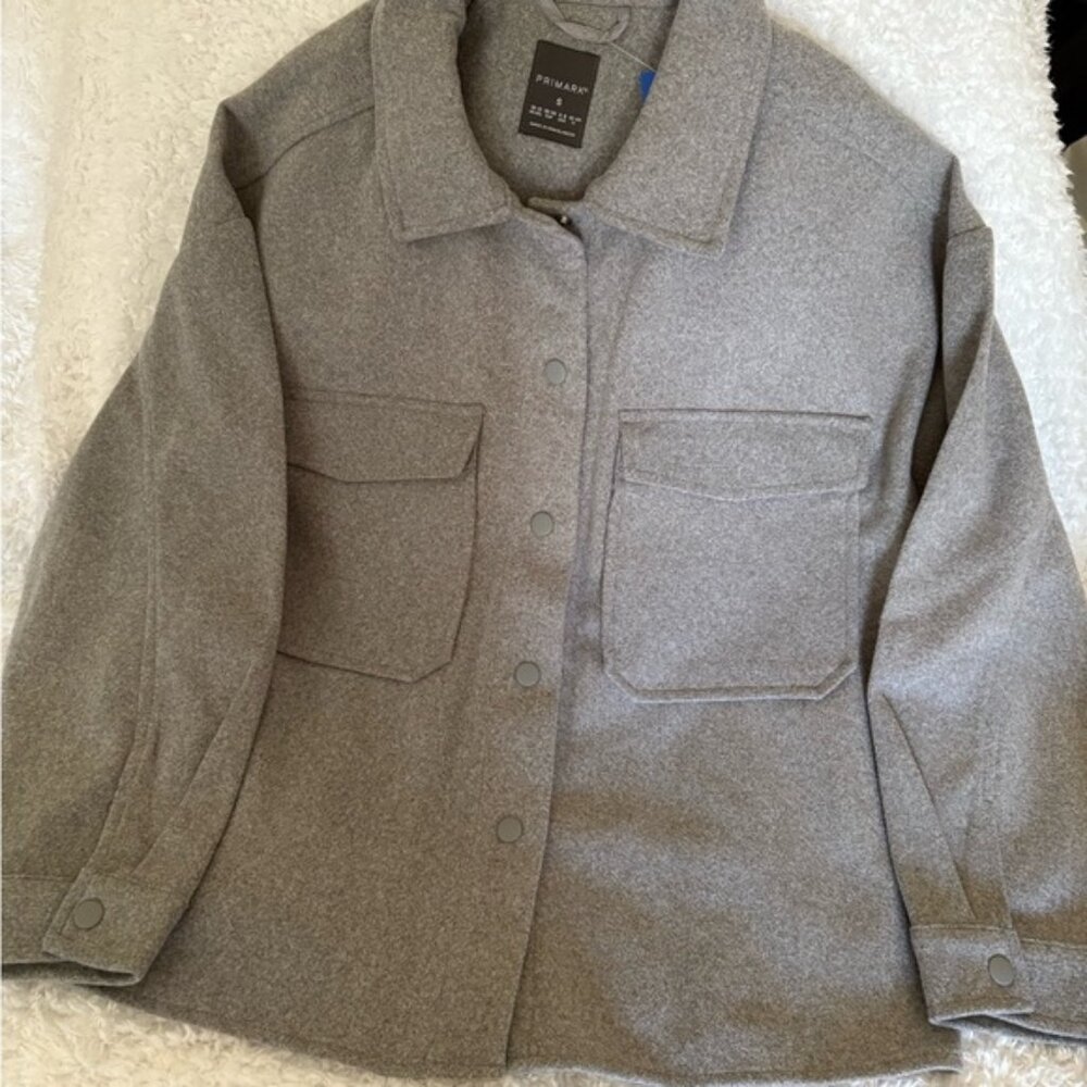 Primark Gray Utility Jacket for Women